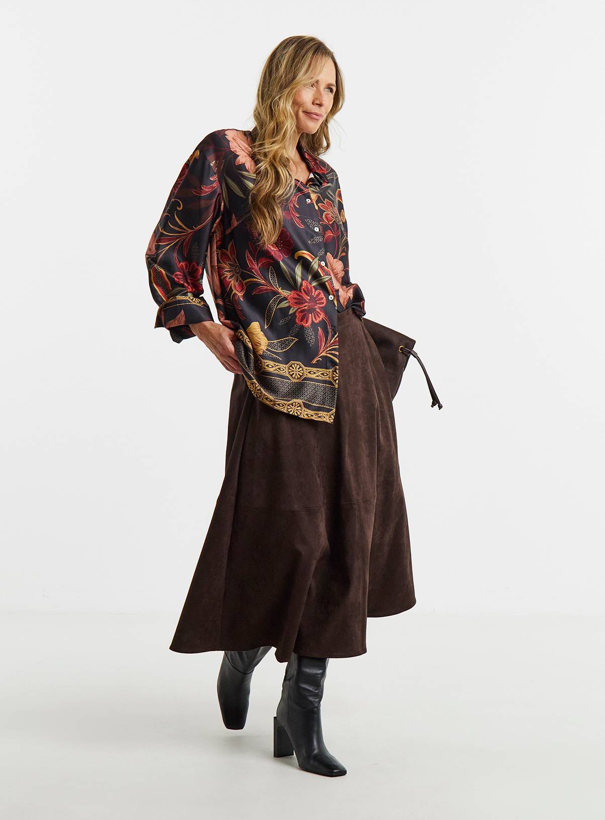 JD WILLIAMS Satin Long Sleeve Shirt 10 - Image 2